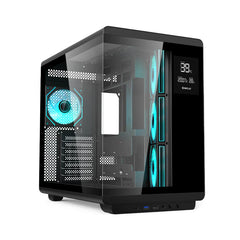 INPLAY SEAVIEW PALACE PRO BLACK WITH 4 ARGB FANS PC CASE