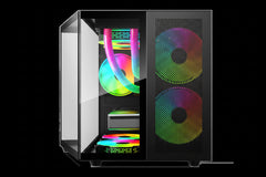 INPLAY SEAVIEW PAVILION BLACK WITH 3 ARGB FANS PC CASE