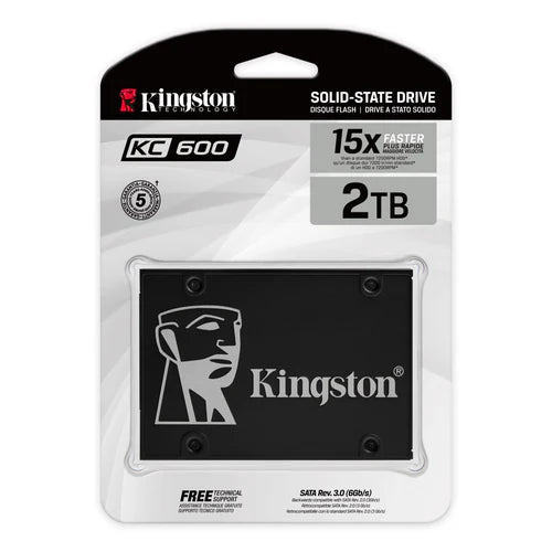 KINGSTON 2TB SKC600/2048G SOLID STATE DRIVE SATA  2.5