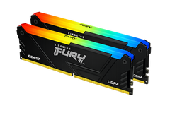 KINGSTON 16GB (2X8GB) PC3600 FURY BEAST KF436C17BB2AK2/16 RGB DDR4 DIMM MEMORY