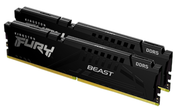 KINGSTON 32GB (2X16GB) PC5600 FURY BEAST KF556C36BBEK2-32 NON-RGB DDR5 DIMM MEMORY