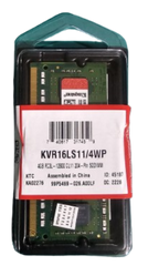KINGSTON 4GB PC12800 LOW VOLTAGE KVR16LS11/4WP DDR3 SODIMM MEMORY