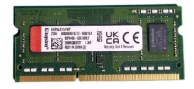 KINGSTON 4GB PC12800 LOW VOLTAGE KVR16LS11/4WP DDR3 SODIMM MEMORY