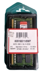KINGSTON 8GB PC12800 KVR16S11/8WP DDR3 SODIMM MEMORY