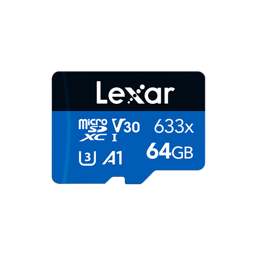 LEXAR 64GB C10 UHS-I LMS0633064G MEMORY CARD MICRO SD