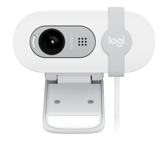 LOGITECH BRIO 100 OFF-WHITE 1080P FHD WEBCAM