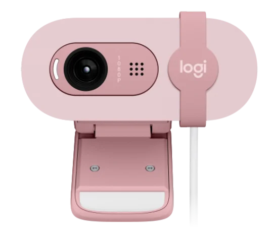 LOGITECH BRIO 100 ROSE 1080P FHD WEBCAM