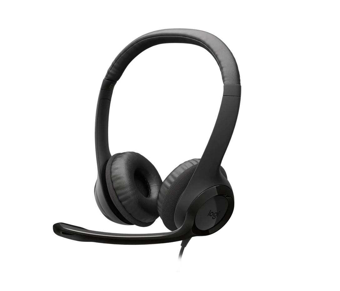 LOGITECH H390 BLACK NOISE CANCELING MIC 981-000485 HEADSET