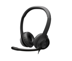LOGITECH H390 BLACK NOISE CANCELING MIC 981-000485 HEADSET