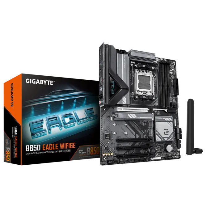MAINBOARD AM5 GIGABYTE B850 EAGLE WIFI6E AM5 AMD MOTHERBOARD