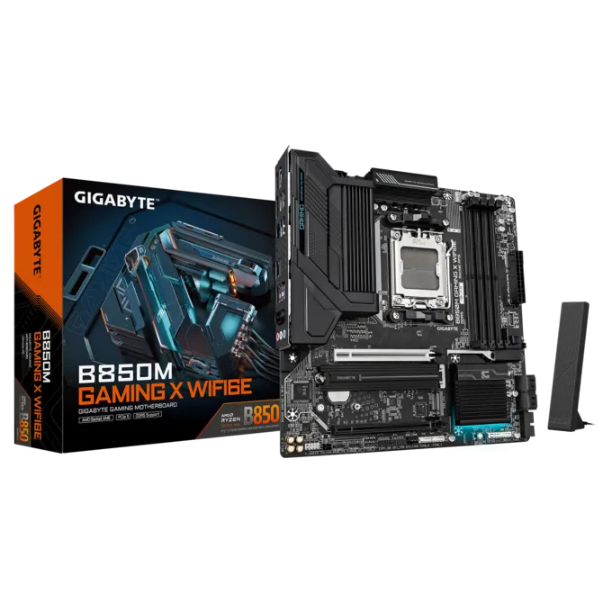 MAINBOARD AM5 GIGABYTE B850M GAMING X WIFI6E AM5 AMD MOTHERBOARD