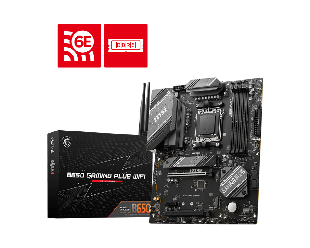 MSI B650 GAMING PLUS WIFI AM5 AMD MOTHERBOARD