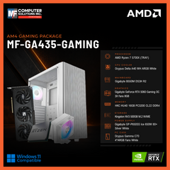 MF-GA435-GAMING (CPU ONLY) AMD RYZEN 7 5700X / RTX 5060 8GB / B550M / 16GB DDR4 / 500GB SSD M.2 NVME PCIE 4 / WHITE CASE