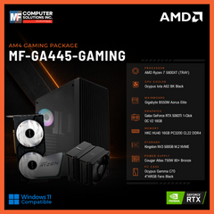 MF-GA445-GAMING (CPU ONLY) AMD RYZEN 7 5800XT / RTX 5060TI 16GB / B550M / 16GB DDR4 / 500GB SSD M.2 NVME PCIE 4 / BLACK CASE