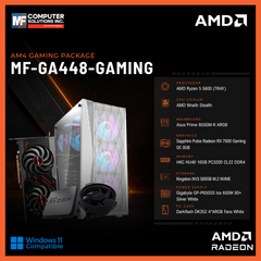 MF-GA448-GAMING (CPU ONLY) AMD RYZEN 5 5600 / RX 7600 8GB / B550M / 16GB DDR4 / 500GB SSD M.2 NVME PCIE 4 / WHITE CASE