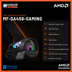 MF-GA458-GAMING (CPU ONLY) AMD RYZEN 5 5600GT / RADEON GRAPHICS / A520M / 16GB DDR4 / 512GB SSD M.2 NVME PCIE 3 / BLACK CASE