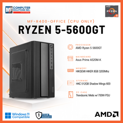 MF-R400-OFFICE (CPU ONLY) AMD RYZEN 5 5600GT / A520M / 8GB DDR4 / 512GB SSD / CASING WITH 700W PSU