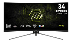 MSI MAG 345CQRF E20 34" 200HZ UWQHD 3440*1440 CURVED GAMING MONITOR