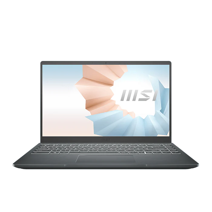 MSI MODERN 14 B5M-084PH AMD RYZEN 5 5500U 8GB MEM 512GB SSD 14" FHD IPS 60HZ WIN11 CARBON GRAY with BAG