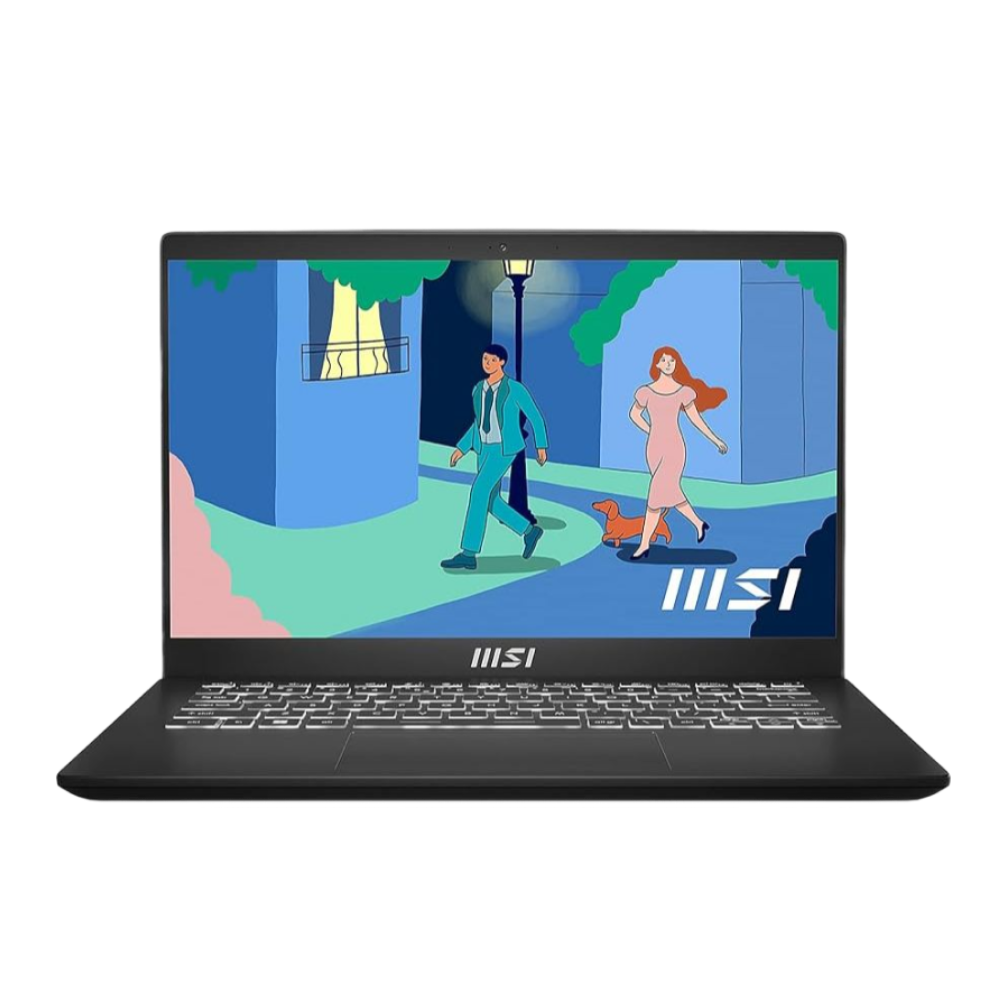 MSI MODERN 14 C12MO-893PH CORE 13-1215U 8GB MEM 512GB SSD 14" FHD IPS 60HZ WIN11 BLACK with SLEEVE