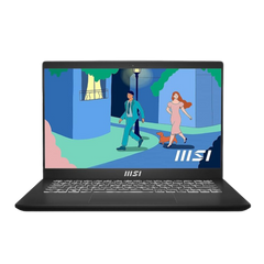 MSI MODERN 14 C12MO-893PH CORE 13-1215U 8GB MEM 512GB SSD 14" FHD IPS 60HZ WIN11 BLACK with SLEEVE