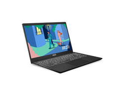 MSI MODERN 15 B12MO-697PH CORE I5-1235U 16GB MEM 512GB SSD 15.6" FHD IPS WIN11 BLACK OFFICE H&S 2021 WITH SLEEVE