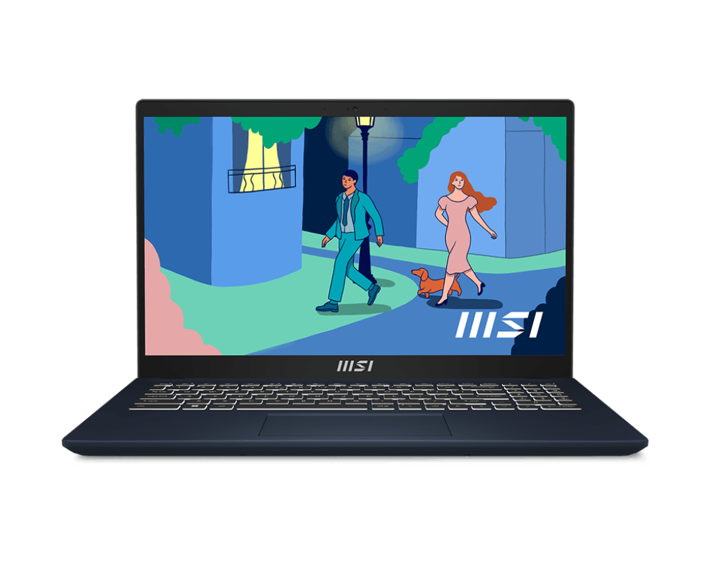 MSI MODERN 15 B7M-278PH AMD RYZEN 5 7530U 16GB MEM 512GB SSD 15.6" FHD IPS 60HZ WIN11 STAR BLUE with SLEEVE