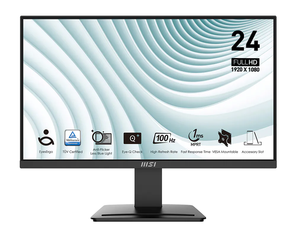 MSI PRO MP2412 24" VA 100HZ FHD MONITOR