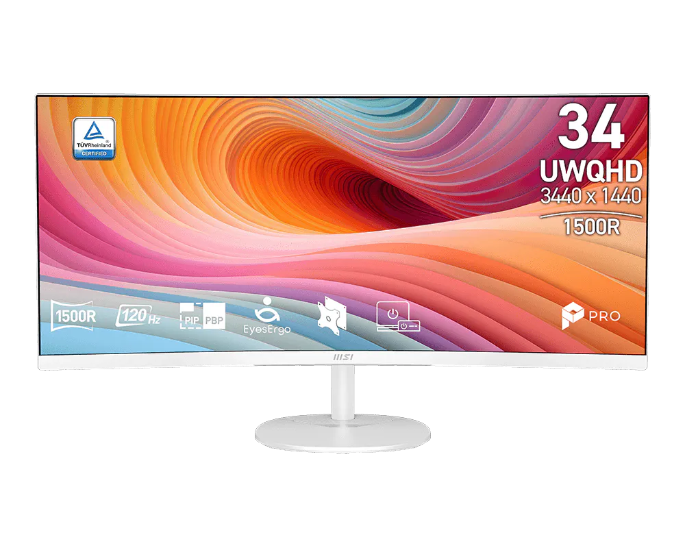 MSI PRO MP341CQW E12 34" VA 120HZ UWQHD MONITOR