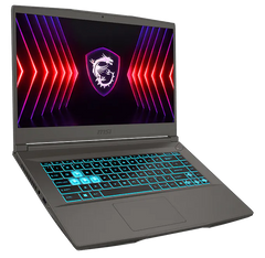 MSI THIN 15 B13UC-3473PH LAPTOP CORE I7-13620H 16GB DDR4 MEM 512GB SSD RTX 3050 4GB VRAM 15.6" FHD IPS 144HZ WIN11 HOME COSMOS GRAY WITH BAG