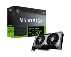 MSI GEFORCE RTX 5060TI 16GB GDDR7 VENTUS 2X OC PLUS GRAPHICS CARD