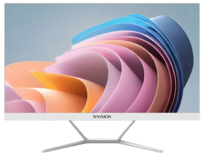 NVISION A24K6C-R46-1625 AIO DESKTOP RYZEN 5-4650U/4600U 16GB DDR4 MEM 256GB SSD 23.8" FHD IPS WIN11 HOME BLACK