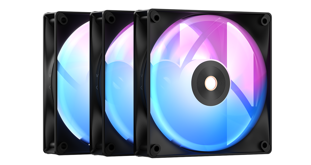 OCYPUS DELTA F12 BK ARGB 3IN1 DELTA-F12-BK3AM00X-GL BLACK CASE FAN KIT
