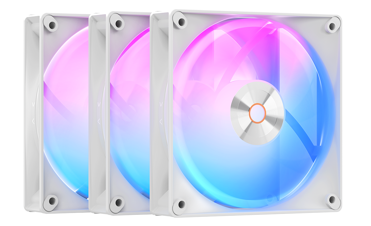 OCYPUS DELTA F12 WH ARGB 3IN1 DELTA-F12-WH3AM00X-GL WHITE CASE FAN KIT