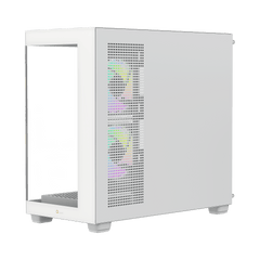 OCYPUS GAMMA C52 WHITE MINI-TOWER WITH ARGB FAN PC CASE