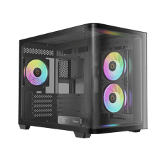 OCYPUS IOTA C50 BLACK 270* CURVE-GLASS WITH ARGB PC CASE