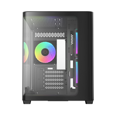 OCYPUS IOTA C50 BLACK 270* CURVE-GLASS WITH ARGB PC CASE