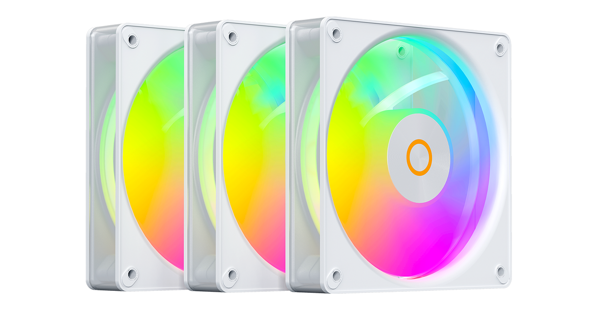 OCYPUS GAMMA F12 ELITE WHITE ARGB 3-IN-1 CASE FAN KIT