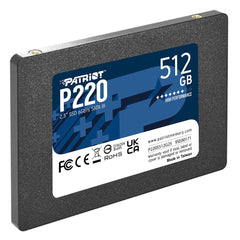 PATRIOT P220 512GB 9SE00171-P220S512G25 SOLID STATE DRIVE SATA 2.5