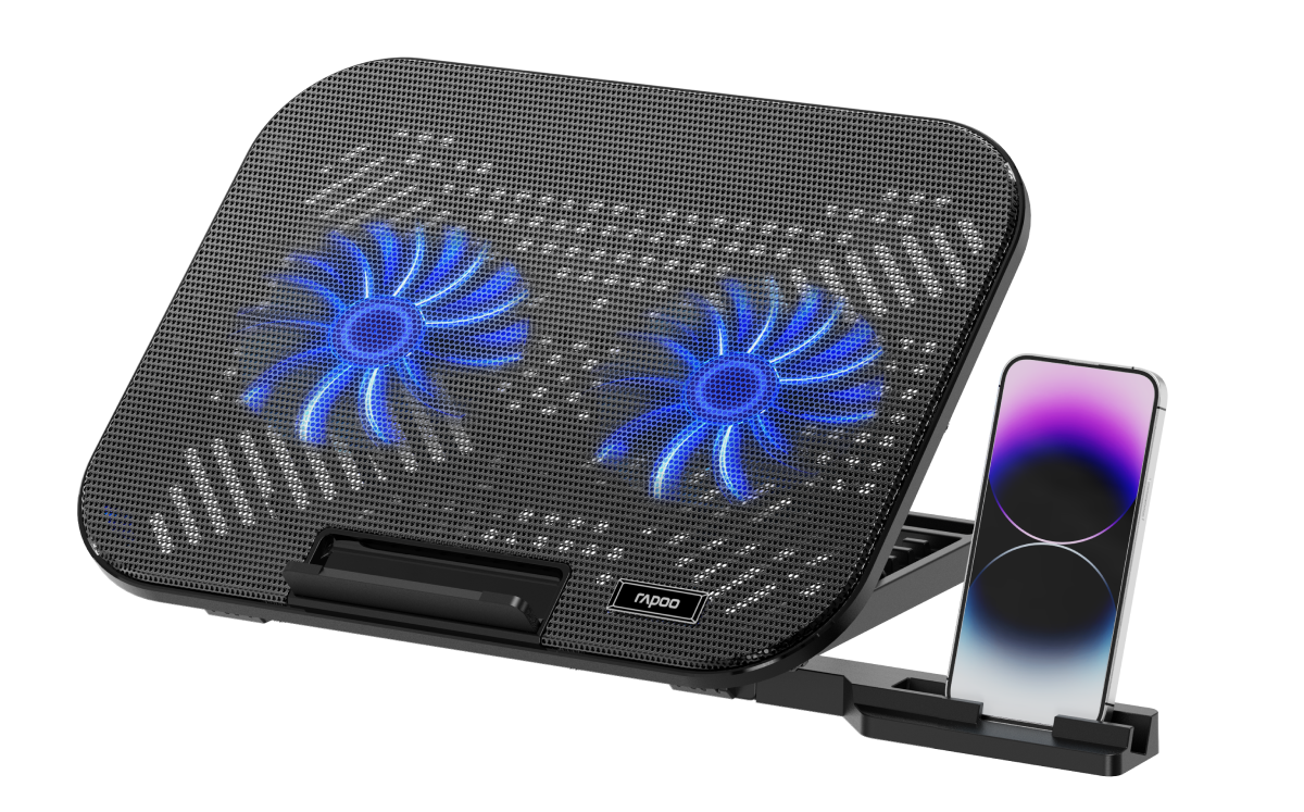 RAPOO CF200 BLACK 13357 LAPTOP COOLING PAD