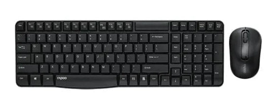 RAPOO X1800S BLACK WIRELESS KEYBOARD MOUSE COMBO