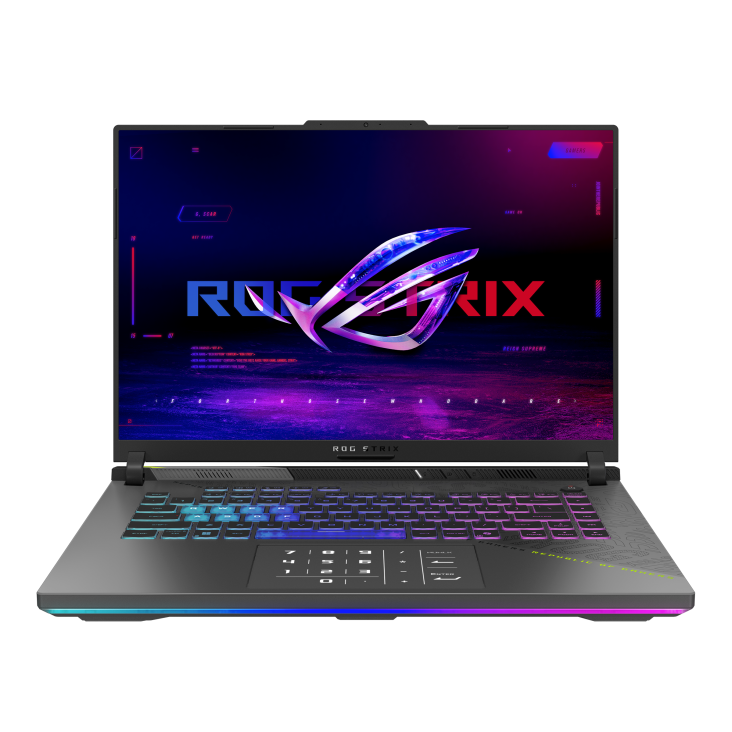 ASUS ROG STRIX G16 G614PR-TS153WSM LAPTOP AMD RYZEN 9 8940HX 16GB DDR5 MEM 512GB SSD RTX 5070TI 12GB GDDR7 16" 300HZ WIN11 HOME ECLIPSE GRAY OFFICE HOME & STUDENT 2024 WITH BAG