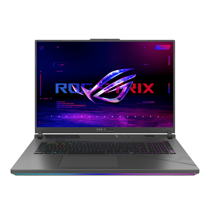 ASUS ROG STRIX G814JIR-N6083WSM CORE I9-14900HX 16GB DDR5 MEM 1TB SSD RTX 4070 8GB VRAM 18.0" WQXGA IPS 240HZ WIN11 VOLT GREEN WITH BAG