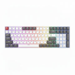 ROYAL KLUDGE RK100 RGB GREY,RED,WHITE BROWN SWITCH RK100-ZR-C GAMING KEYBOARD