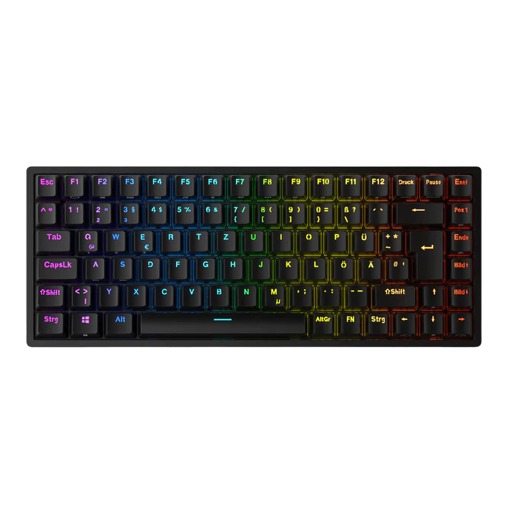 ROYAL KLUDGE RK84 BLACK RGB GAMING KEYBOARD