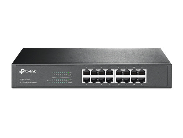 TP LINK 16 PORTS RACKMOUNT TL-SG1016D GIGABIT SWITCH
