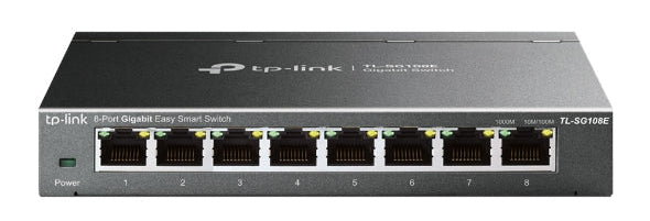TP LINK 8 PORTS TL-SG108E EASY SMART GIGABIT SWITCH