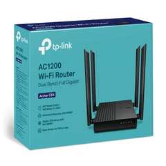 TP LINK ARCHER C64 AC1200 DUAL BAND ROUTER