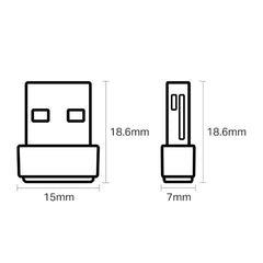 TP LINK ARCHER T2U NANO AC600 DUAL BAND USB WIFI ADAPTER