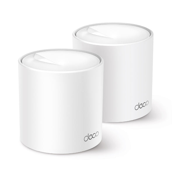 TP LINK DECO X60 AX5400 2PACK WHOLE HOME MESH WI-FI 6 ROUTER